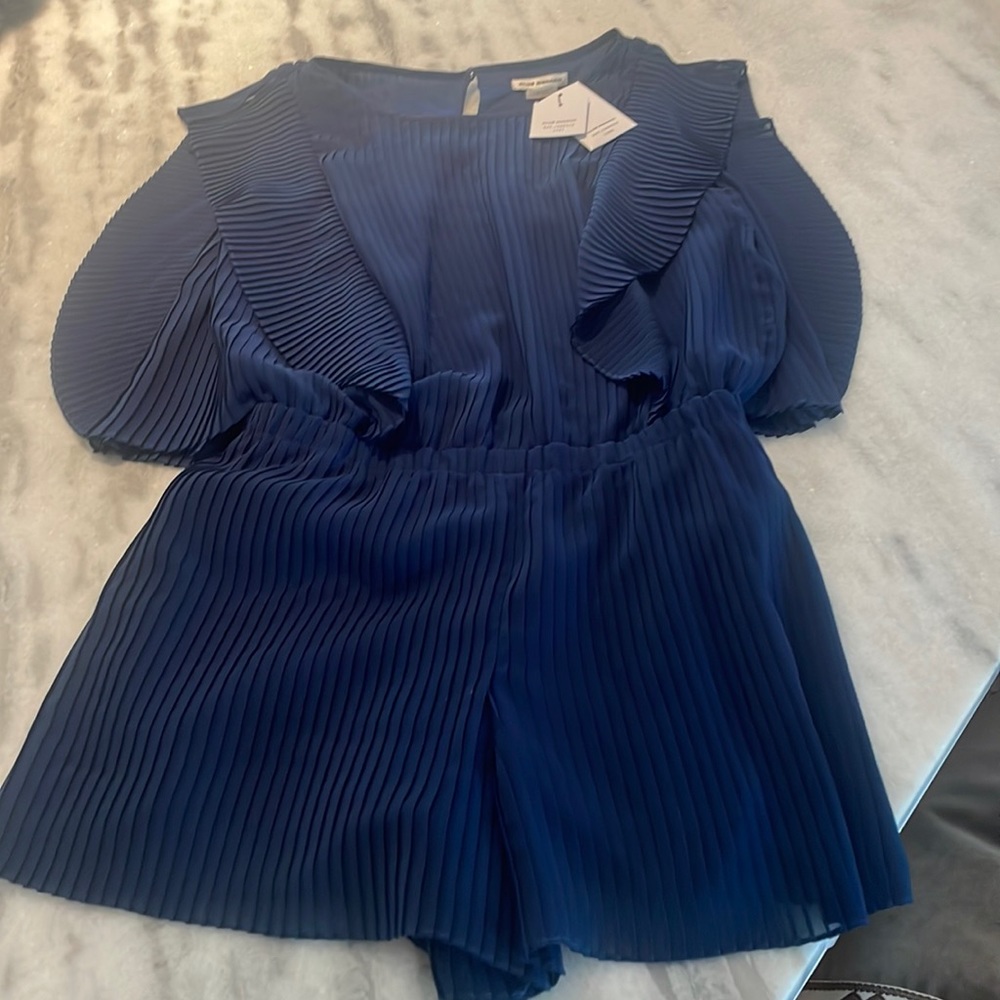 Club Monaco Navy Romper